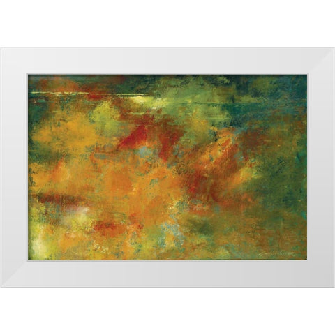 Rising Grace White Modern Wood Framed Art Print by Cusson, Marie Elaine