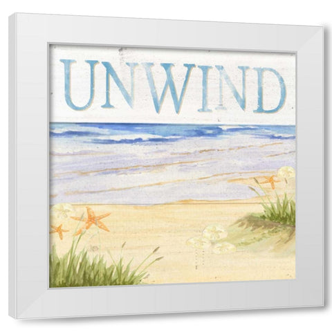 Savor the Sea IV White Modern Wood Framed Art Print by Reed, Tara