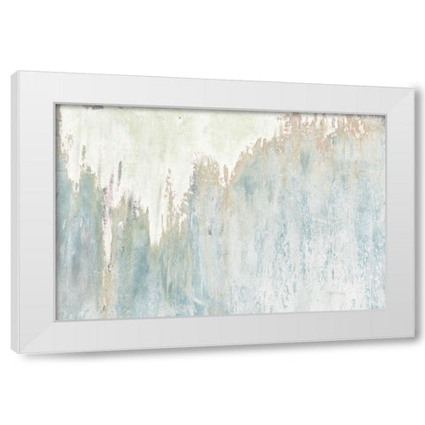 Snowfall  White Modern Wood Framed Art Print by Cusson, Marie Elaine