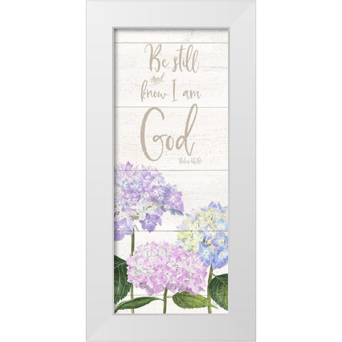 Abundant Blooms Panel II White Modern Wood Framed Art Print by Reed, Tara