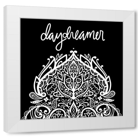 Wild and Free Daydreamer II White Modern Wood Framed Art Print by Noonday Design