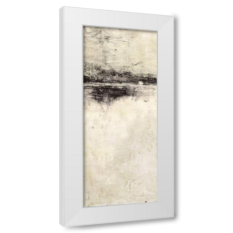 Reflection in Ebony Panel I White Modern Wood Framed Art Print by Cusson, Marie Elaine