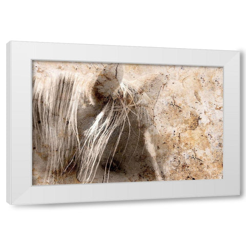 Cast in Stone White Modern Wood Framed Art Print by Tyrrell, Lu Anne