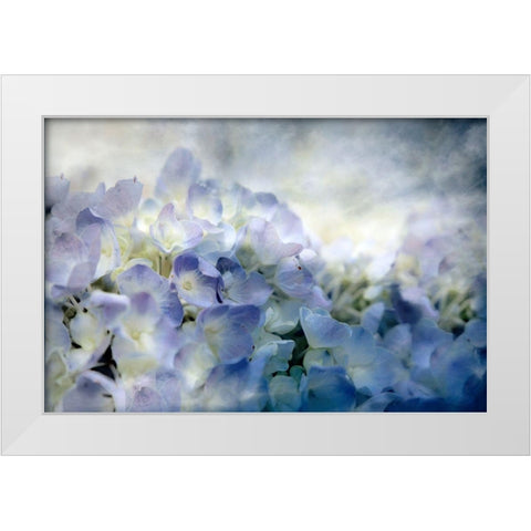 Calm White Modern Wood Framed Art Print by Tyrrell, Lu Anne