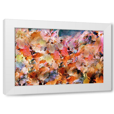 Falls Folly White Modern Wood Framed Art Print by Tyrrell, Lu Anne