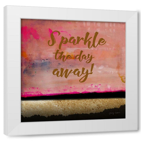 Sparkle the Day Away White Modern Wood Framed Art Print by Kushnir, Tammy