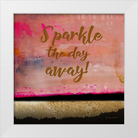 Sparkle the Day Away White Modern Wood Framed Art Print by Kushnir, Tammy