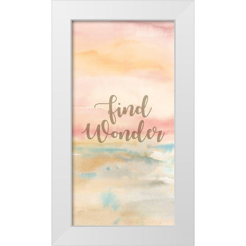Dream Big Panel B White Modern Wood Framed Art Print by Coulter, Cynthia