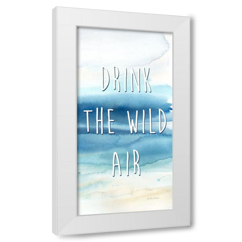 Live in the Sunshine Panel C White Modern Wood Framed Art Print by Coulter, Cynthia