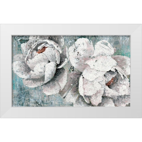 Lush Garden White Modern Wood Framed Art Print by Cusson, Marie Elaine