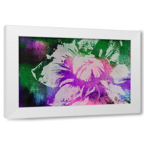 Color Pop Flower White Modern Wood Framed Art Print by Tyrrell, Lu Anne