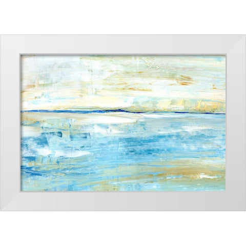 Hazy Day  White Modern Wood Framed Art Print by Dundon, Caitlin