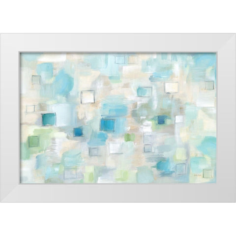 Grid Ensemble Landscape White Modern Wood Framed Art Print by Coulter, Cynthia