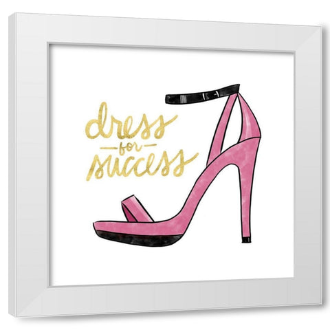 Goal Digger II Success White Modern Wood Framed Art Print by Noonday Design