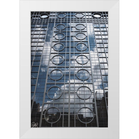 Reflections White Modern Wood Framed Art Print by Betancourt, Jose