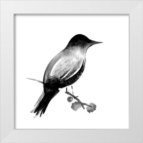 Waters Edge I White Modern Wood Framed Art Print by Northern Lights