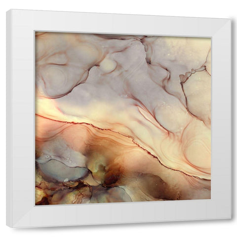 Desert Hues White Modern Wood Framed Art Print by Reed, Tara
