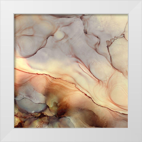 Desert Hues White Modern Wood Framed Art Print by Reed, Tara