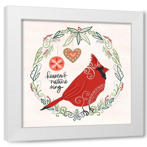 Hygge Christmas I White Modern Wood Framed Art Print by Noonday Design