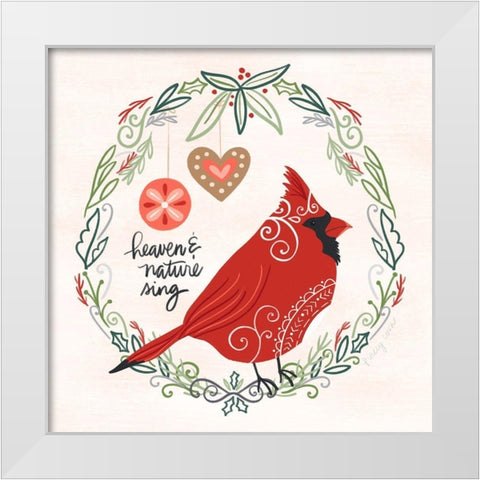 Hygge Christmas I White Modern Wood Framed Art Print by Noonday Design