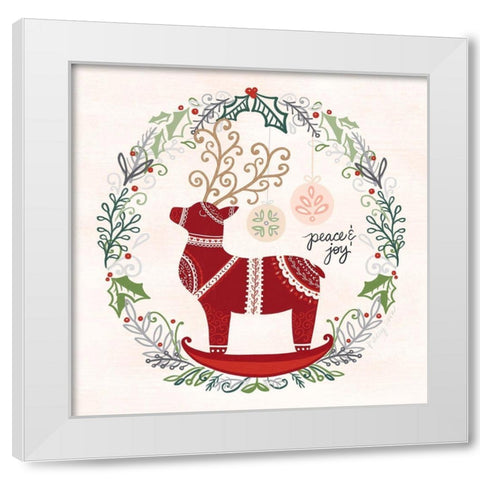 Hygge Christmas II White Modern Wood Framed Art Print by Noonday Design