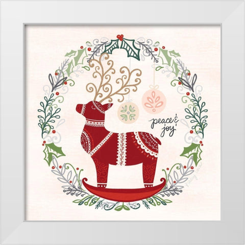 Hygge Christmas II White Modern Wood Framed Art Print by Noonday Design