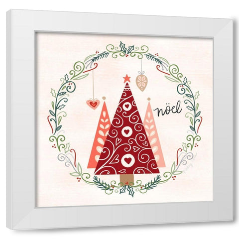 Hygge Christmas III White Modern Wood Framed Art Print by Noonday Design