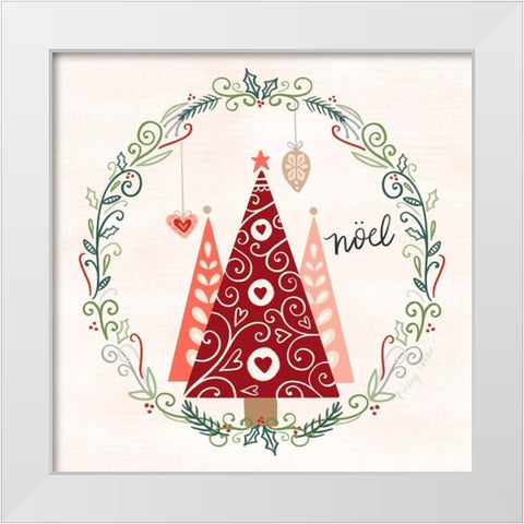 Hygge Christmas III White Modern Wood Framed Art Print by Noonday Design