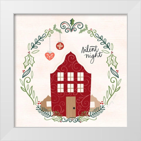 Hygge Christmas IV White Modern Wood Framed Art Print by Noonday Design