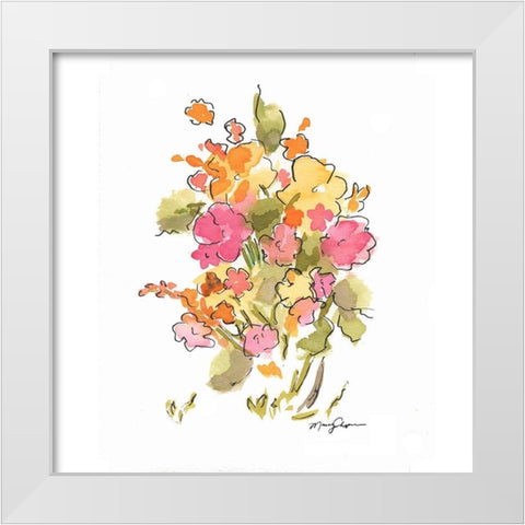 Springtime  White Modern Wood Framed Art Print by Chapman, Marcy