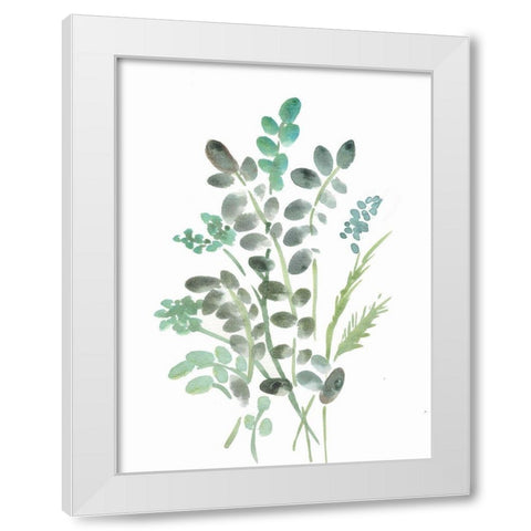Farmhouse Botanical I White Modern Wood Framed Art Print by Chapman, Marcy