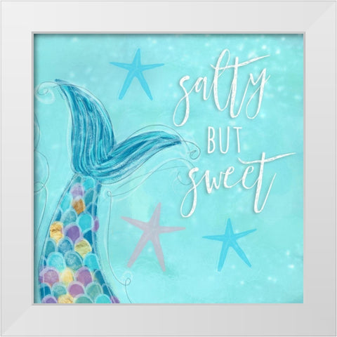 Make Waves II White Modern Wood Framed Art Print by Hartworks