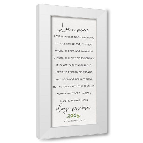 Inspired Panel V White Modern Wood Framed Art Print by Hartworks