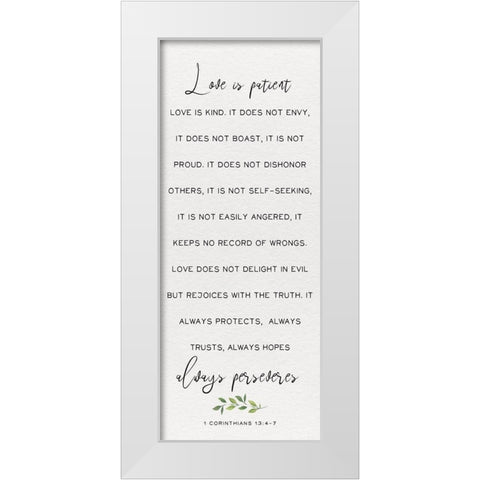 Inspired Panel V White Modern Wood Framed Art Print by Hartworks