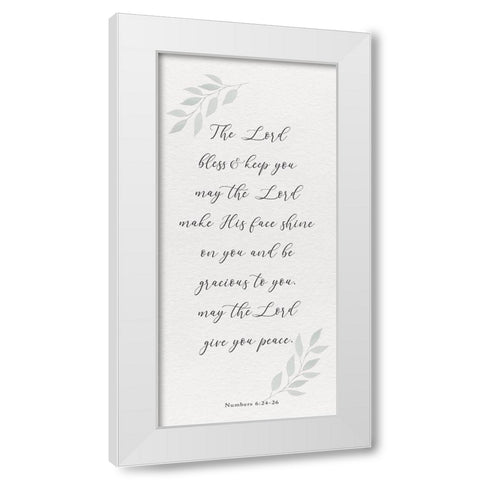 Inspired Panel VI White Modern Wood Framed Art Print by Hartworks