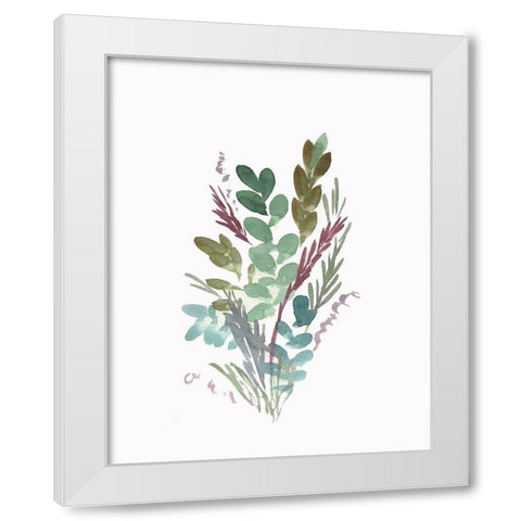 Farmhouse Florals I White Modern Wood Framed Art Print by Chapman, Marcy