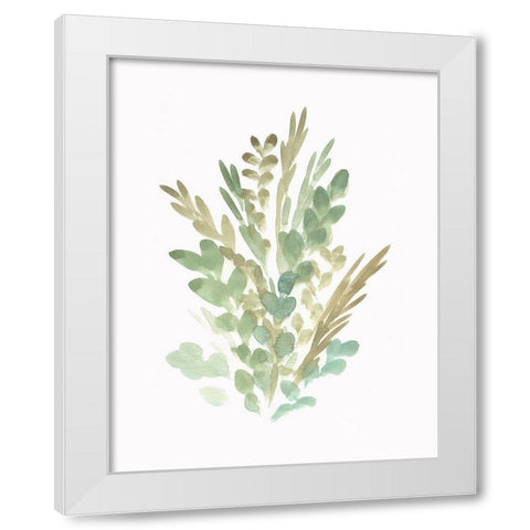 Farmhouse Florals II White Modern Wood Framed Art Print by Chapman, Marcy