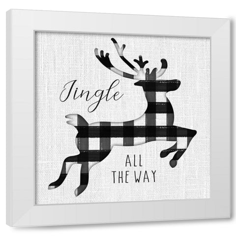 Winter Wonder I White Modern Wood Framed Art Print by Hartworks