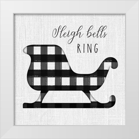 Winter Wonder III White Modern Wood Framed Art Print by Hartworks