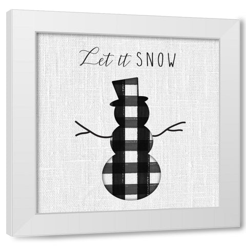 Winter Wonder IV White Modern Wood Framed Art Print by Hartworks