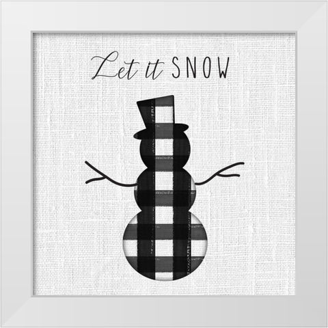 Winter Wonder IV White Modern Wood Framed Art Print by Hartworks