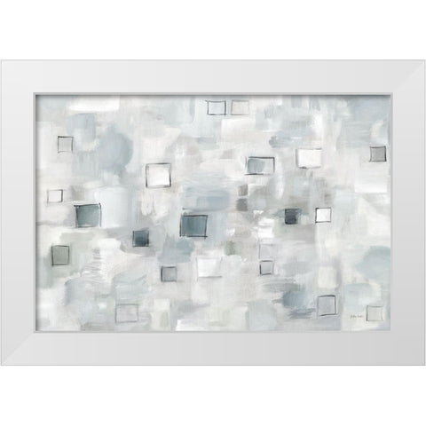 Grid Ensemble Neutral landscape White Modern Wood Framed Art Print by Coulter, Cynthia