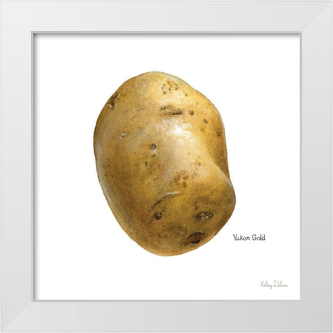 Organic Potatoes IV White Modern Wood Framed Art Print by Wilson, Kelsey