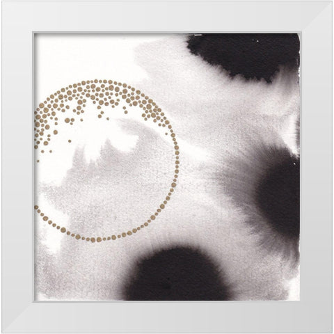 Migration II White Modern Wood Framed Art Print by Bijou, Andrea
