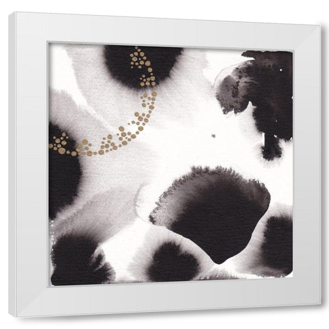 Migration III White Modern Wood Framed Art Print by Bijou, Andrea