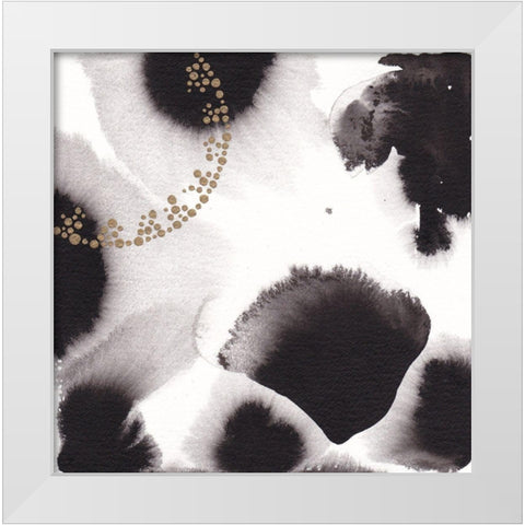 Migration III White Modern Wood Framed Art Print by Bijou, Andrea