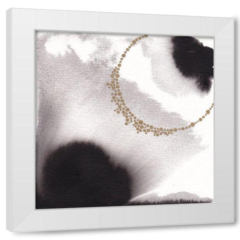Migration V White Modern Wood Framed Art Print by Bijou, Andrea