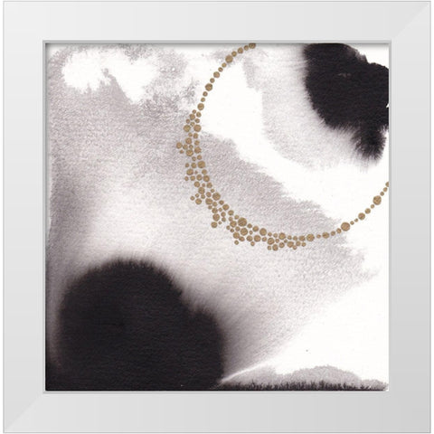 Migration V White Modern Wood Framed Art Print by Bijou, Andrea