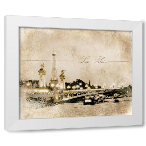 Le Pont Alexandre White Modern Wood Framed Art Print by Cusson, Marie Elaine
