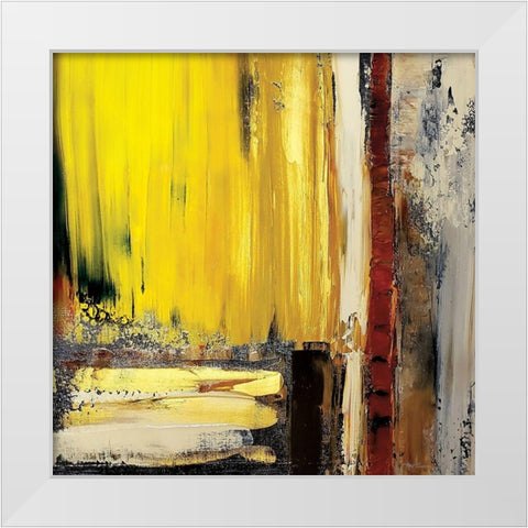 Modern Abstract I White Modern Wood Framed Art Print by Cusson, Marie Elaine